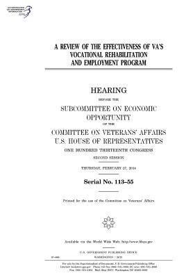 Download A Review of the Effectiveness of Va's Vocational Rehabilitation and Employment Program - U.S. Congress | ePub