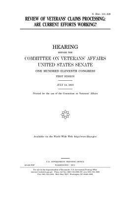 Download Review of Veterans' Claims Processing: Are Current Efforts Working? - U.S. Congress file in ePub