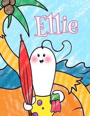 Download Ellie: Personalized Children's Coloring Book, Ima Gonna Color My Day at the Beach - NOT A BOOK file in PDF
