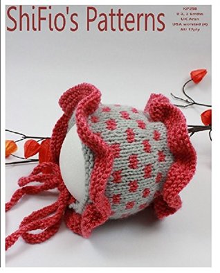 Download KP298H - knitting pattern - baby bonnet - 0-3, 3-6mths - USA Terminology - ShiFios Patterns file in ePub
