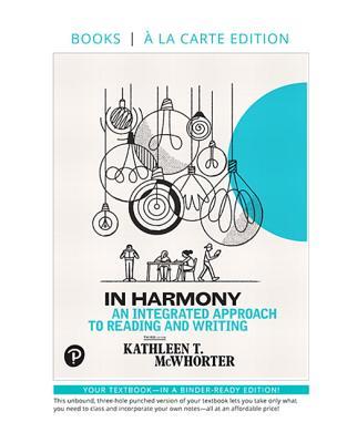 Download In Harmony: An Integrated Approach to Reading and Writing - Kathleen T. McWhorter file in PDF