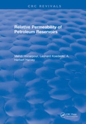 Read Relative Permeability of Petroleum Reservoirs - M.M. Honarpour | PDF