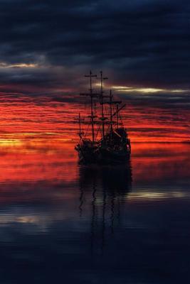 Download Pirateship Notebook: 150 Lined Pages, Softcover, 6 X 9 - NOT A BOOK | PDF