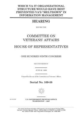Download Which Va It Organizational Structure Would Have Best Prevented Va's Meltdown in Information Management - U.S. Congress | PDF