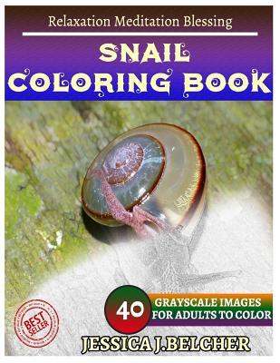 Read online Snail Coloring Books: For Adults and Teens Stress Relief Coloring Book: Sketch Coloringbook 40 Grayscale Images - Jessica Belcher file in ePub