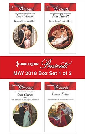 Read online Harlequin Presents May 2018 - Box Set 1 of 2: Kostas's Convenient Bride\The Innocent's One-Night Confession\Desert Prince's Stolen Bride\Surrender to the Ruthless Billionaire - Lucy Monroe file in ePub