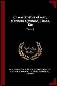 Read Characteristics of Men, Manners, Opinions, Times, Etc; Volume 2 - Anthony Ashley Cooper III file in PDF